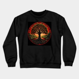 Tree of Life in RYG Crewneck Sweatshirt